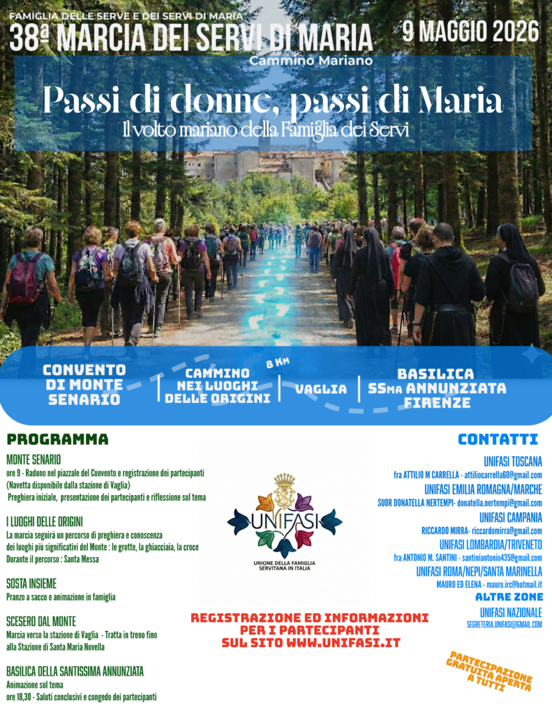 Marcia dei Servi di Maria 2026